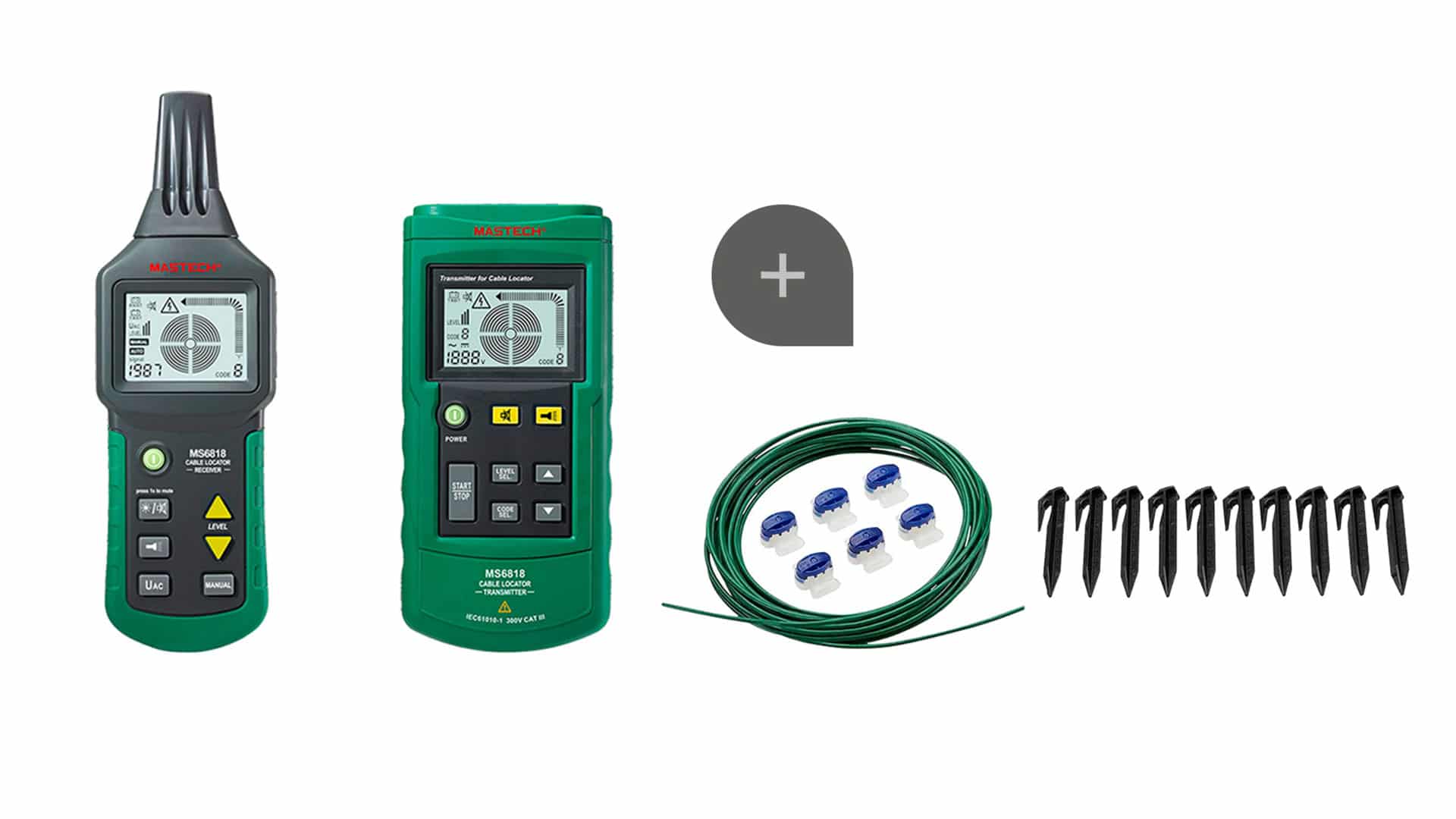 Detector de Roturas de Cable Mastech MS6818 Automower ® con Kit de Reparación