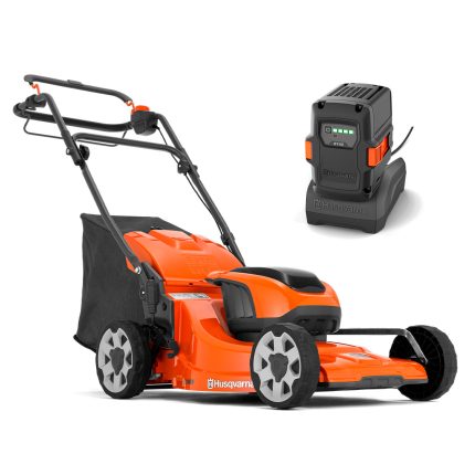 Kit Cortacésped Husqvarna LC142iS a Batería con Batería B140 y Cargador C80 970541902