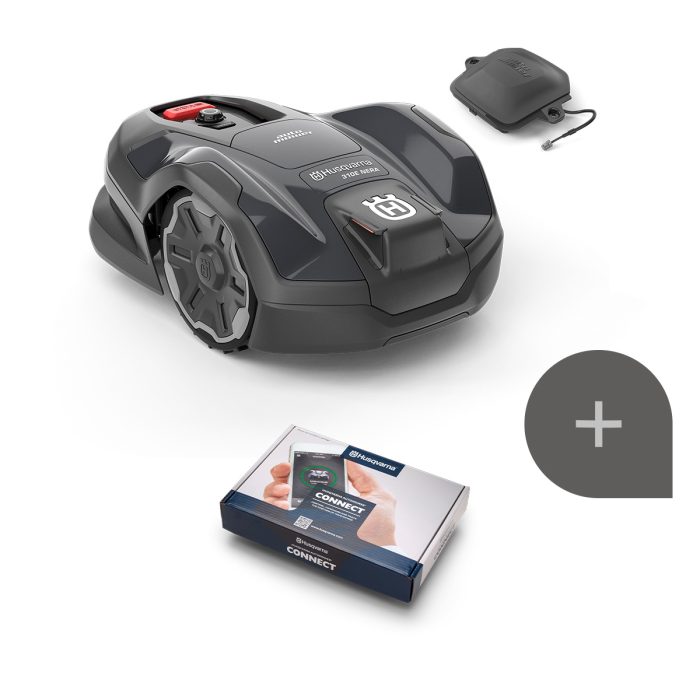 HUSQVARNA AUTOMOWER ® 310E NERA CON PLUGIN HUSQVARNA CLOUD | Automower Connect + WiFi