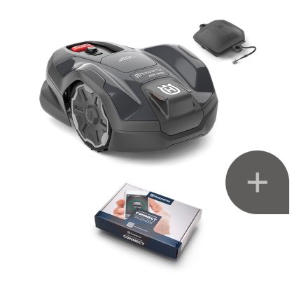 HUSQVARNA AUTOMOWER ® 305E NERA CON PLUGIN HUSQVARNA CLOUD | Automower Connect + WiFi